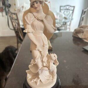 Dear Friends-Lady With Poodle - Golden Age by Armani